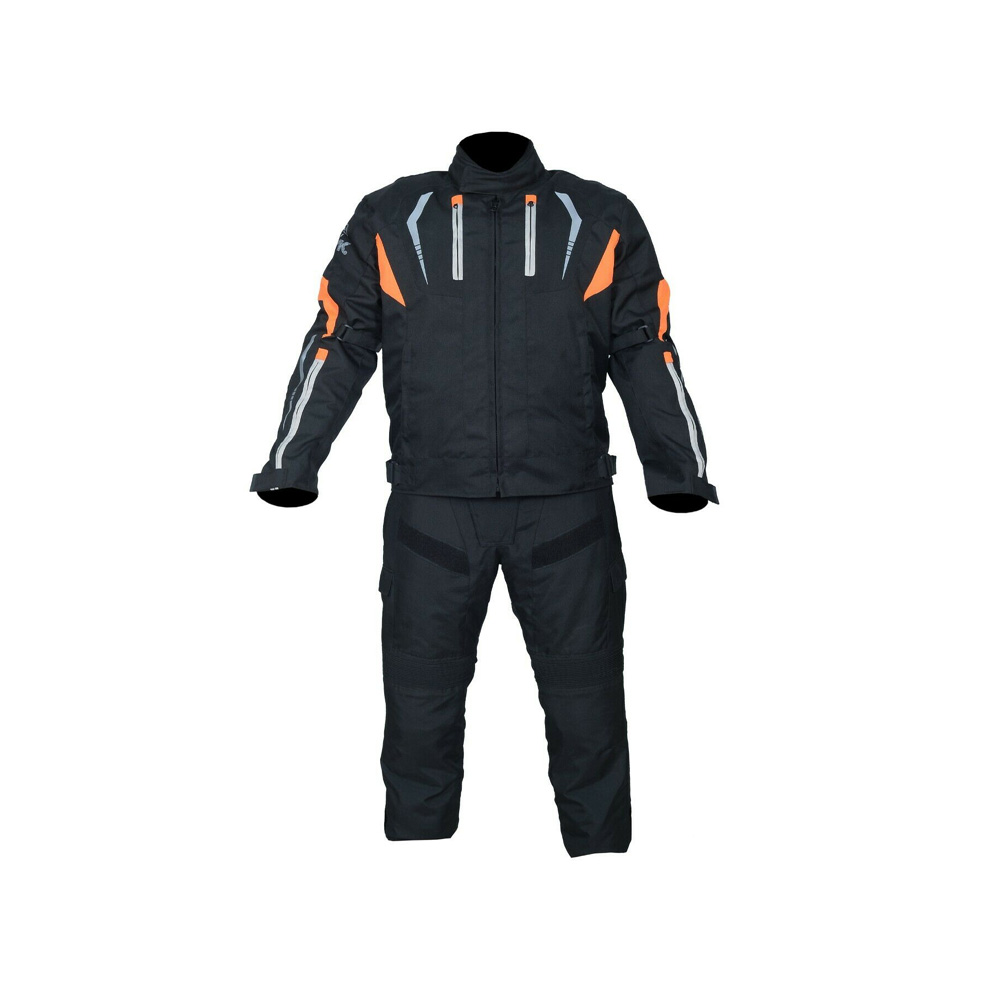 New Mens Motorcycle Suit Cordura Textile Jacket Waterproof Trouser Motorbike Kit